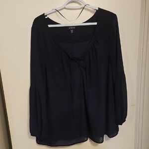 Le Chateau Women's Navy Blouse